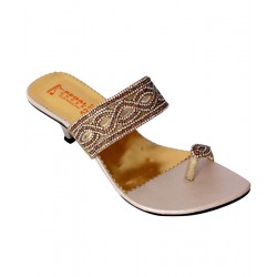 Diamante Decor Toe Loop Sandals RG-060